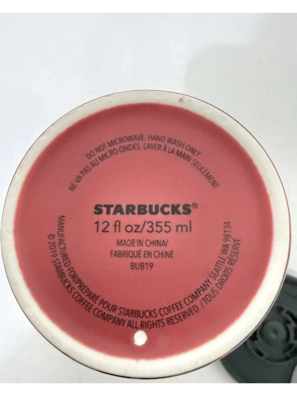 Starbucks ceramic travel